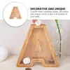 Piggy Bank Decorative Money Pot Saving Kids Letter Shape Girls Wood Container Adornment 3
