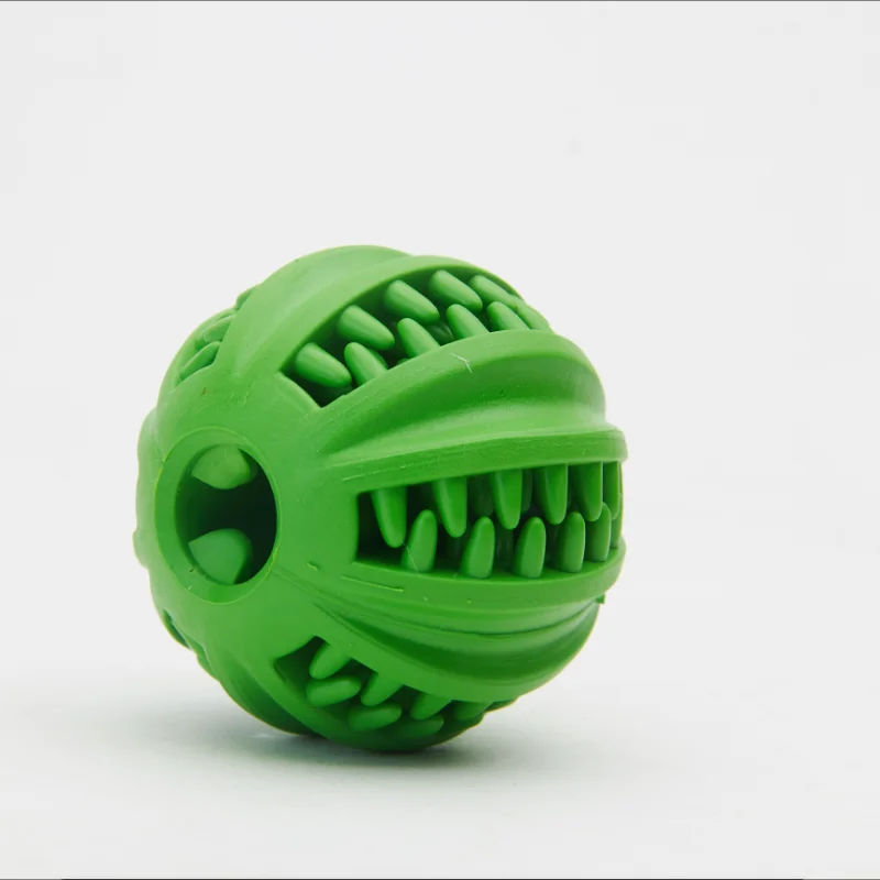 

Natural Rubber Pet Chew Toys, Tooth Cleaning Treat Ball, Interactive Elasticity Ball, Dog Accessories