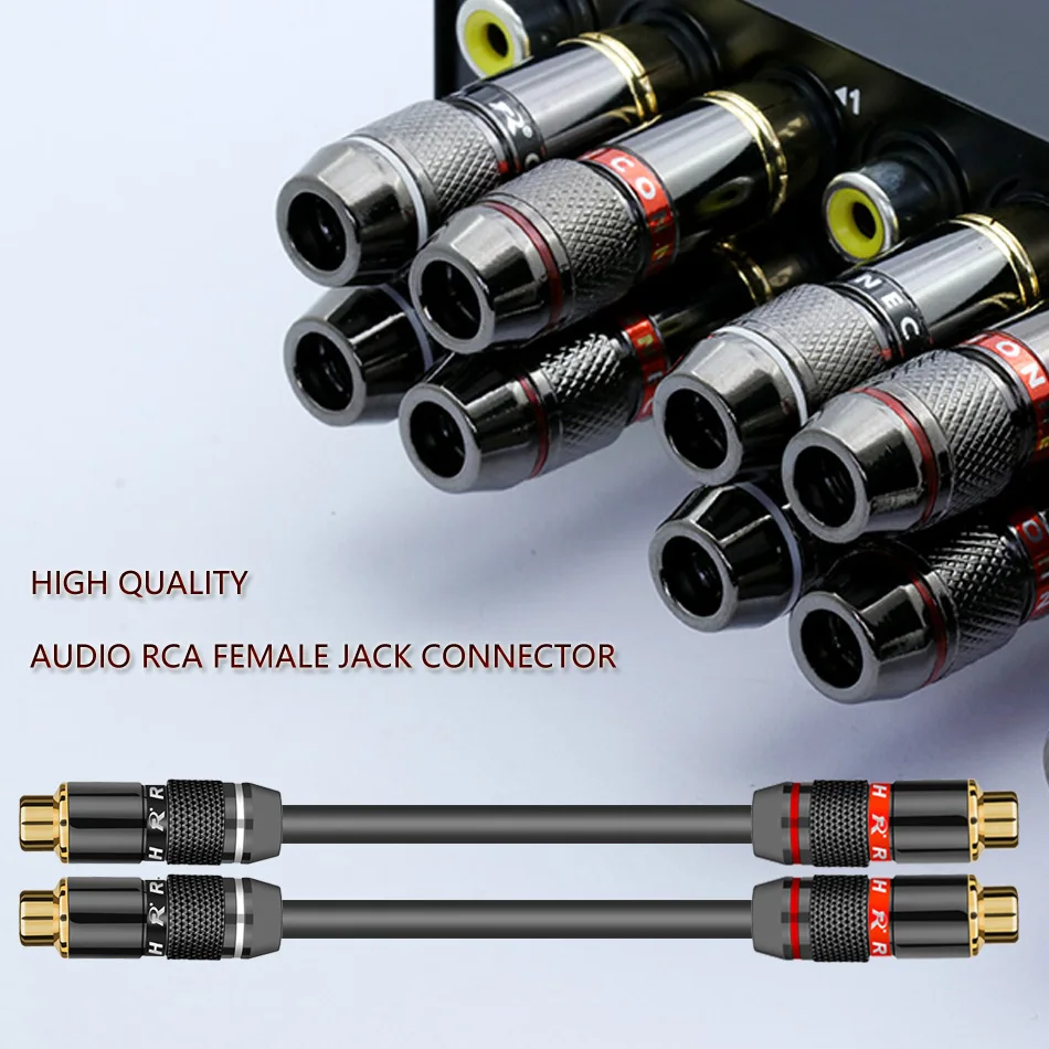 conector de cabo femea 10 flash rca 05