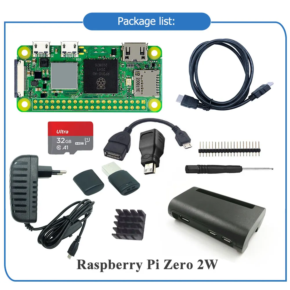 Raspberry Pi Zero 2 W With RP3A0 A Quad-core 64-bit ARM Cortex-A53  Processor 1GHz 512MB of SDRAM Wireless LAN RPI0 2W - AliExpress