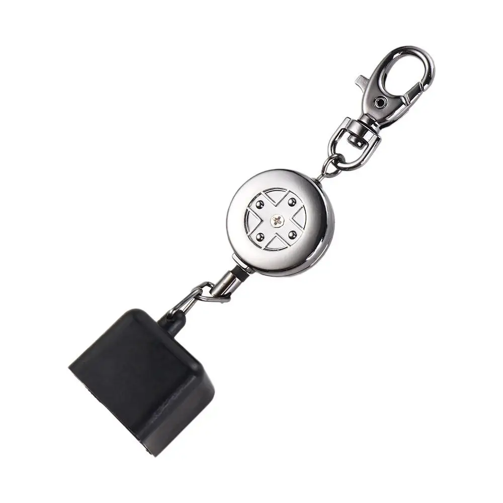 Description Picture 3 of itemClip Keys Chain Drawing Belt Clip Retractable Choker Clip Chalk Storage Holder Snooker Pool Chalk Holder Billiards Chalk Holder