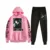 Pink and black pants