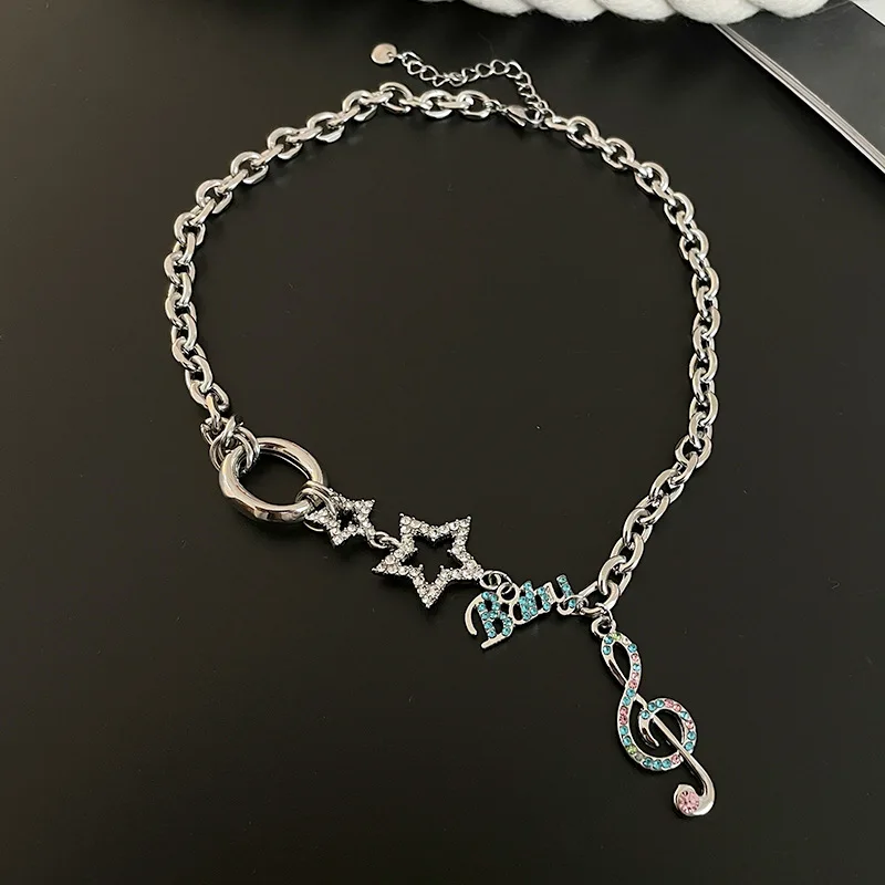 

Chokers Necklaces On The Neck Female Luxury Star Chain Necklace
