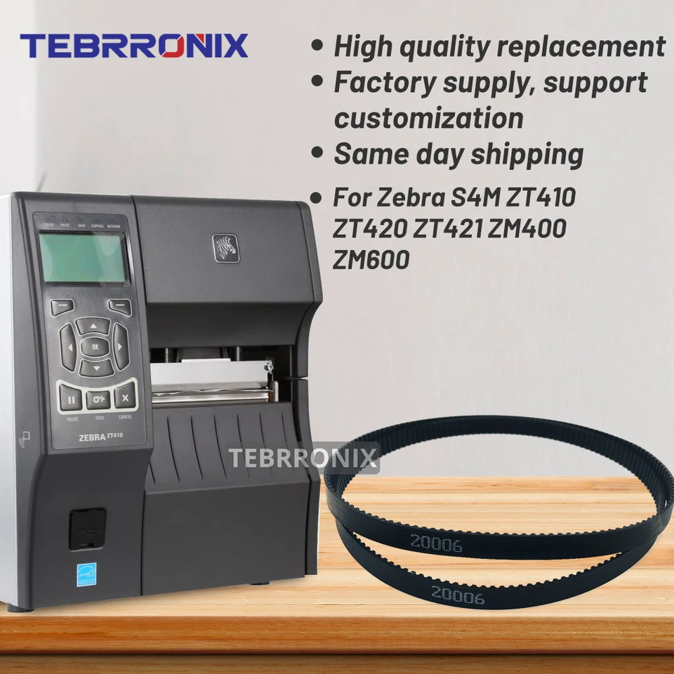 79866M New Main Drive Belt for Zebra ZT410 ZT420 ZM400 ZM600 S4M