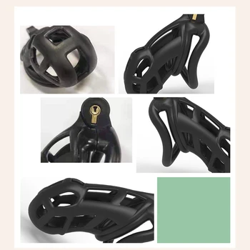 Chastity Cage Sissy Male Sex Toys Cock Cage Chastity Device Penis Rings Male With 5 Size Men'S Adult Goods For Men O2044Z 3