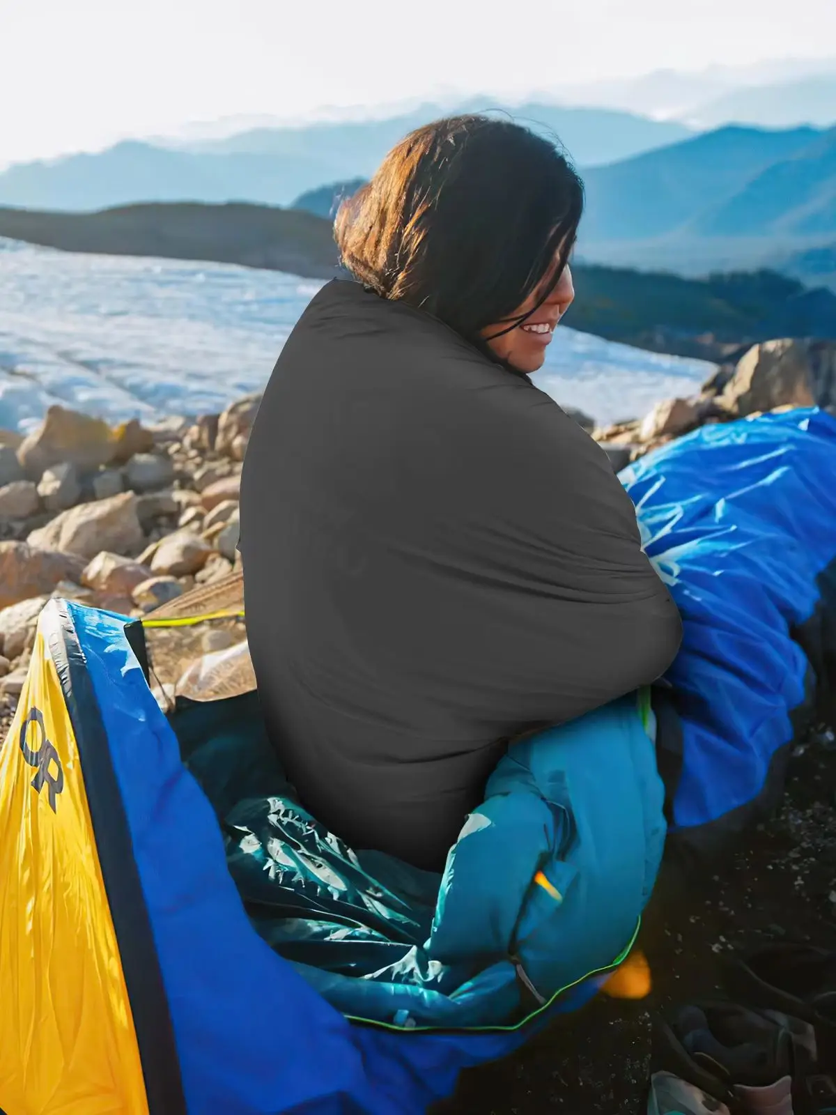 Sleeping Bag Liner Compact Quick-Dry Washable for Camping Hiking Travel 128g