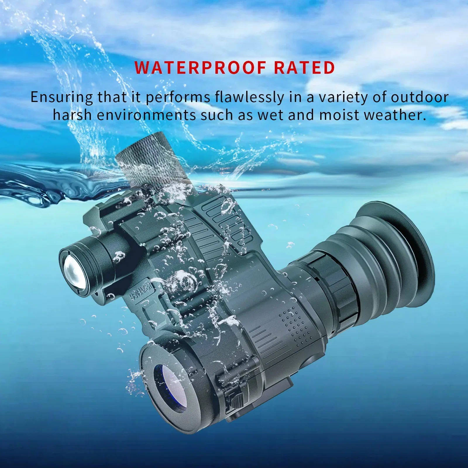 

Magnification 4X-14X Waterproof Infrared Night Vision Scope OLED Screen WiFi Digital Monocular
