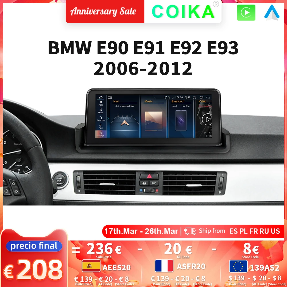 BMW E90 E91 E92 E93 Android Car Stereo System