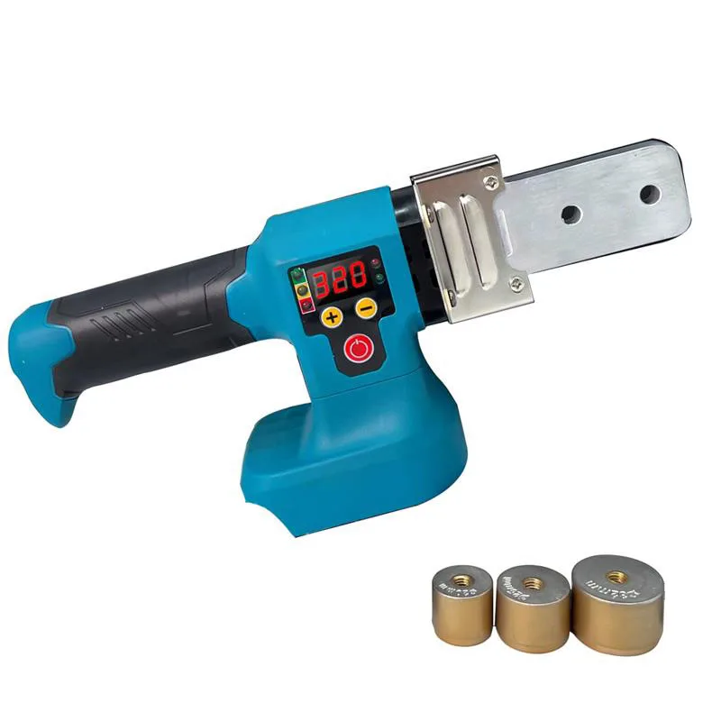 

Cordless Hot Melt Machine Electric PPR Water Pipe Melter Plastic Welding Machine With Replacement Heads For Makita 18V Battery