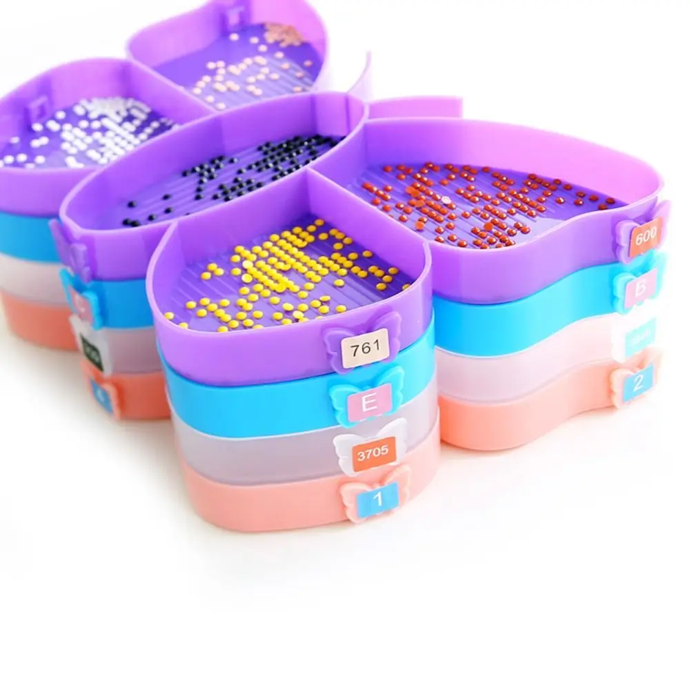 Butterfly Grid Drill Diamond Art Tray