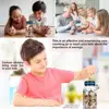 Money Box with Lcd Screen Capacity Coin Container Digital Lcd Counter Piggy Bank with Lock Secure 2.5l Plastic Coin for Home 3