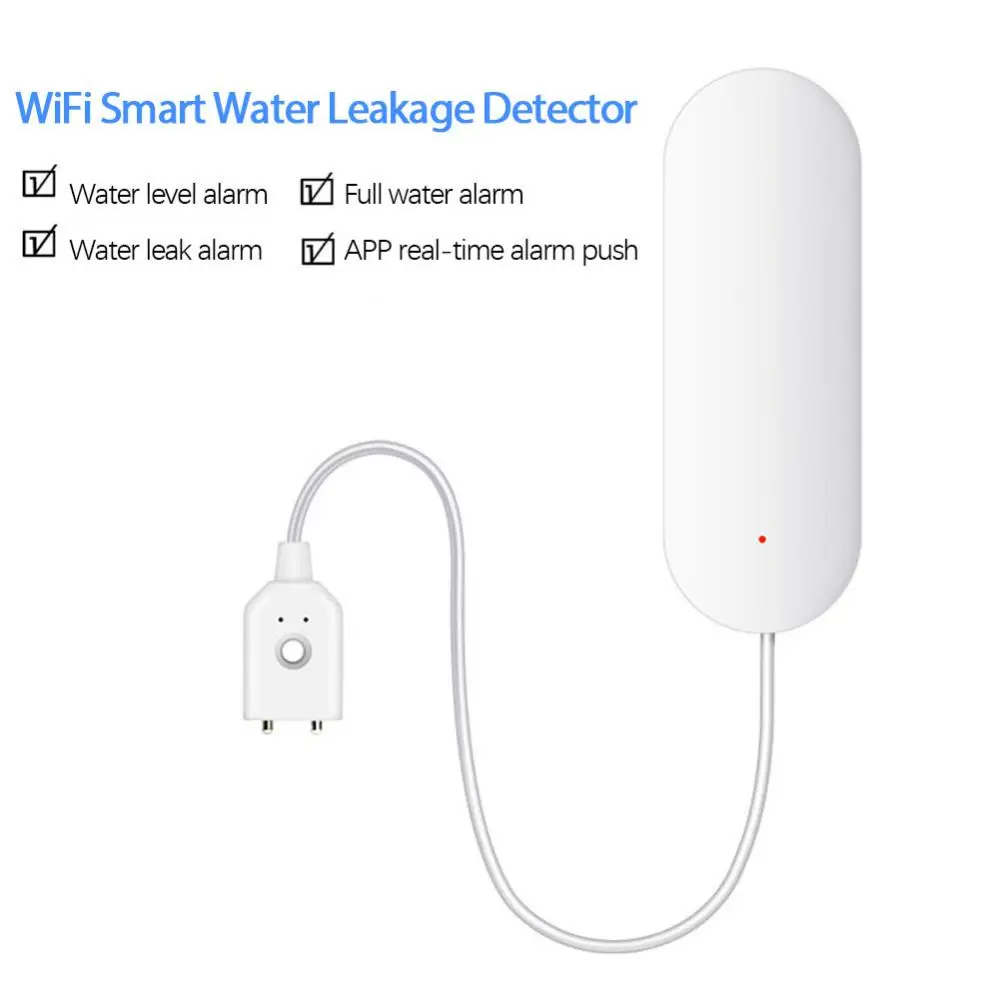 WiFi Water Level Sensor Leakage Alarm Flood Leak Detector Smart Home APP Water Alert Overflow Alarm Security for Xiaomi boiler water level sensor