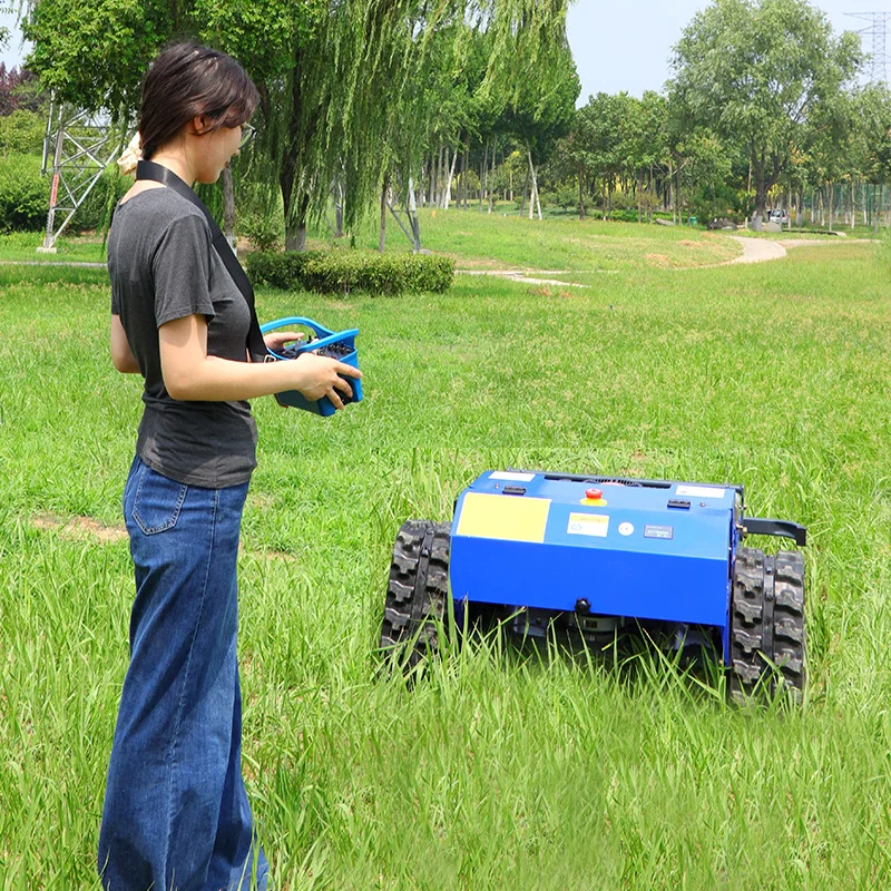 Customized All-Terrain AI Remote Lawn Mower β 550mm Engine, Remote Control Riding Lawn Tractor for Agricultural Use 2