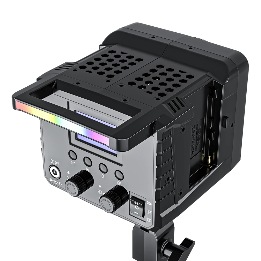 X100 RGB Bi-Color 100W LED Video Light Bowens Mount Photography Lighting APP Con