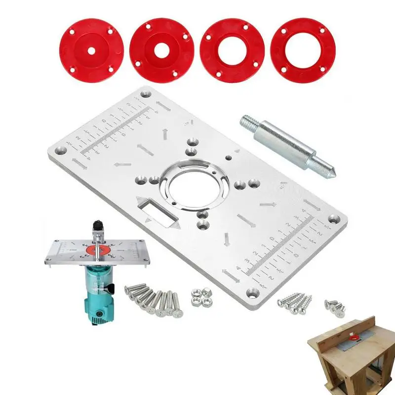 Aluminum Router Plate Insert Heavy Duty Aluminum Router Insert