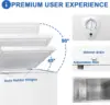 Freezer 5 Cu.Ft. Deep Freezer, Quiet Compact Freezer with Adjustable Thermostat Control and Removable Wire Basket, for Apa 4