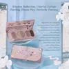 51788-d48471.jpg Flower Knows Makeup Butterfly Cloud Collar Collection Embossed 6 Color Eyeshadow Palette Long Lasting Waterproof Gliter For Eyes