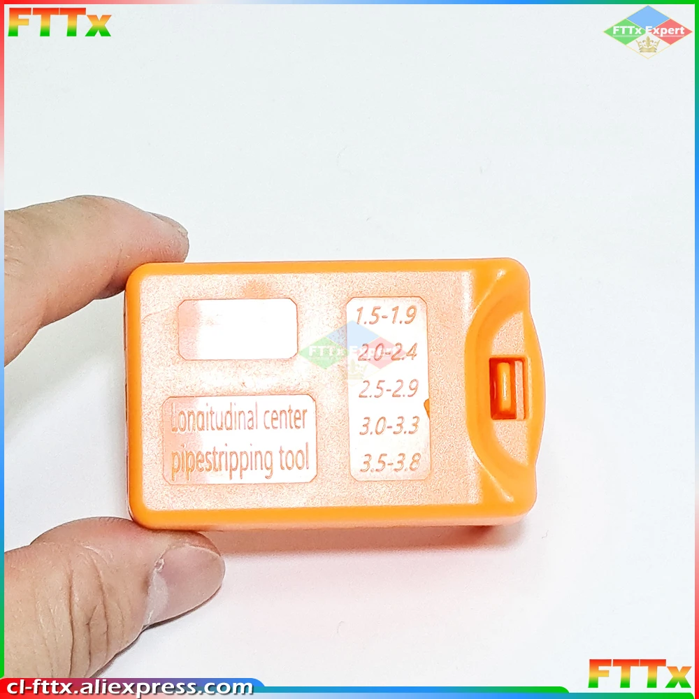 

Longitudinal Center Pipe Stripping Tool 4.5/6/7/8/11mm/1.5-3.8mm Diameter Cable Tube Stripper Splitter Fiber Loose Tube Buffer