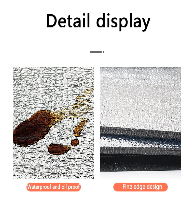 Picknick-Matte Schaumstoff-Folien-Decke Aluminium-Isolierung Schaumstoff-Folien-Pad Schlafmatte Isolierung Outdoor-Zelt Reflektierende Isolierung – Detail 11