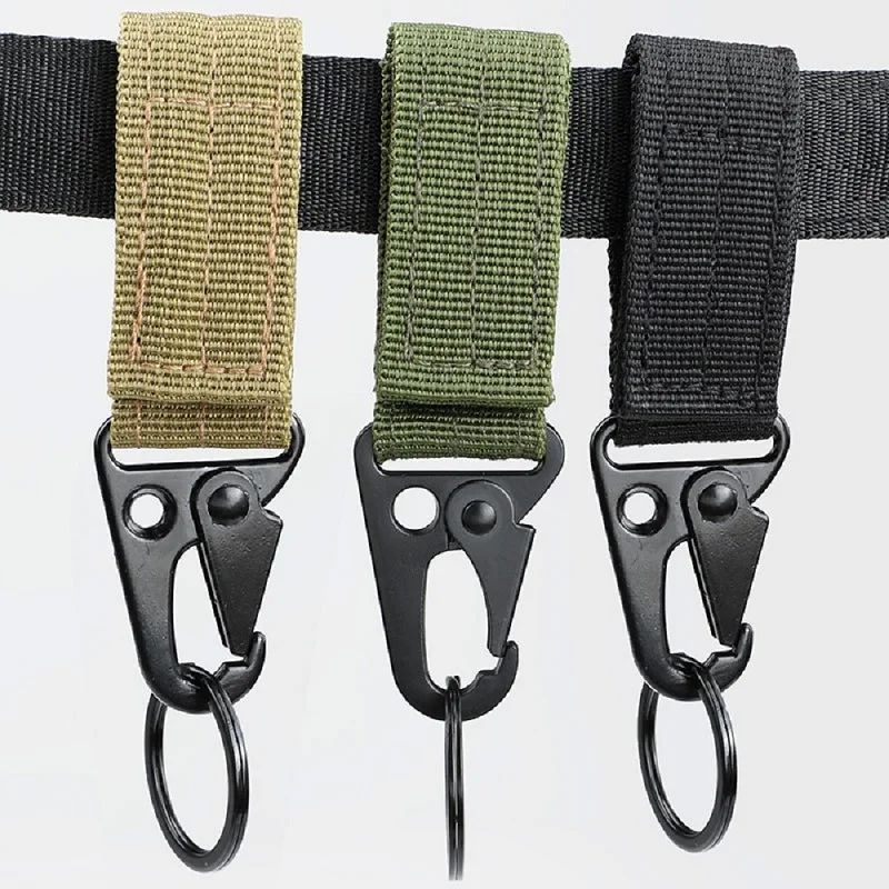 

5pcs Outdoor backpack external quick access key chain high-strength nylon buckle belt buckle hanging camping hiking accessories