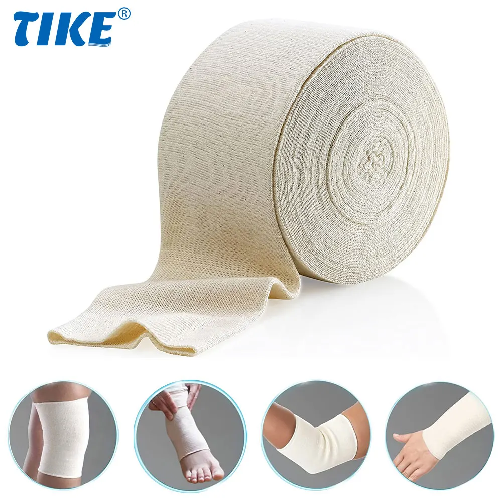 

Elastic Tubular Support Bandage, Elastic Bandage Sleeve, Tubular Compression Bandage Roll for Leg, Knee, Small Thigh, Arm, Elbow