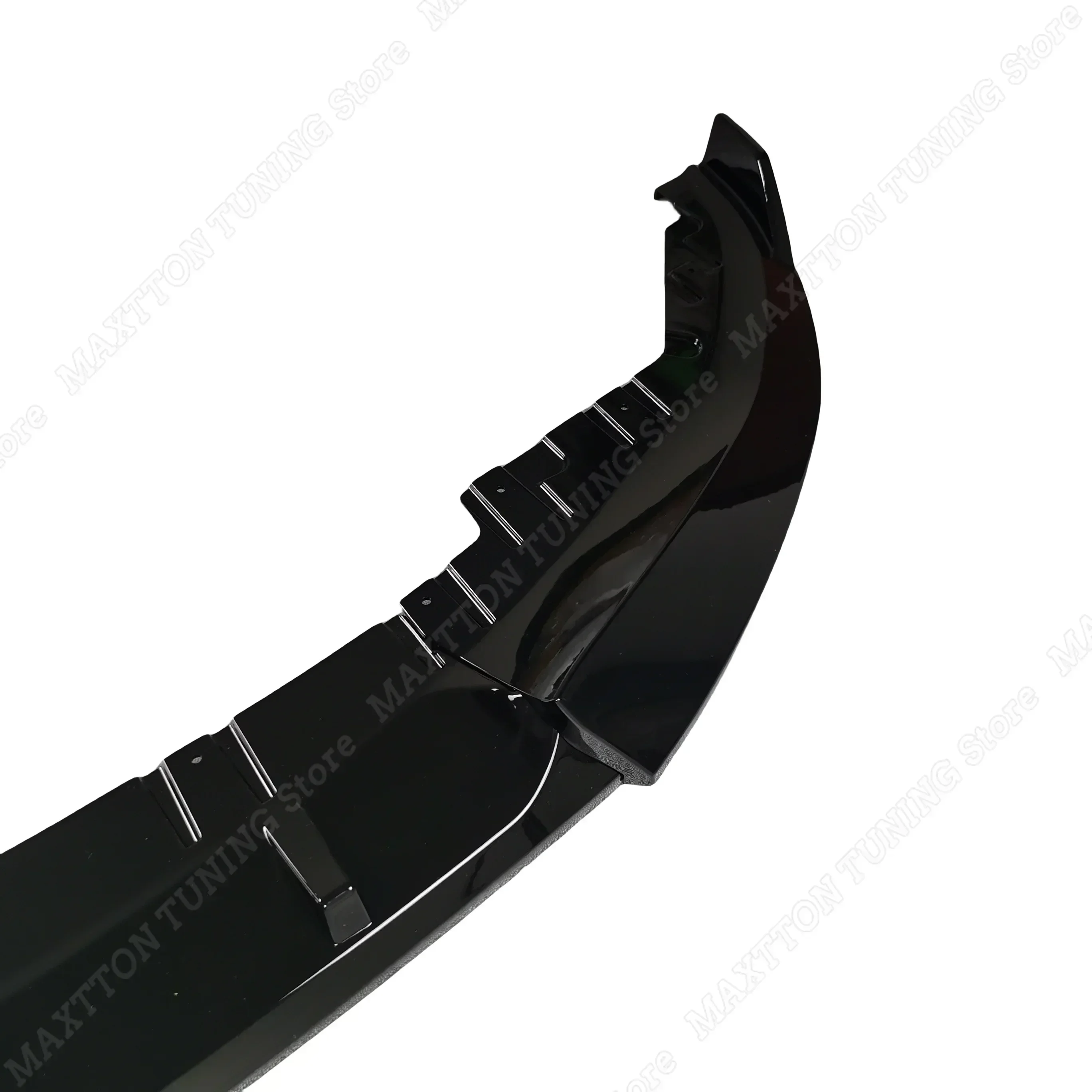 3 PCS Car Front Bumper Lip Splitter Spoile Spoiler For BMW 4 Series G26 i4 M50&G24 Gran Coupe 2021-2024 Gloss Black ABS