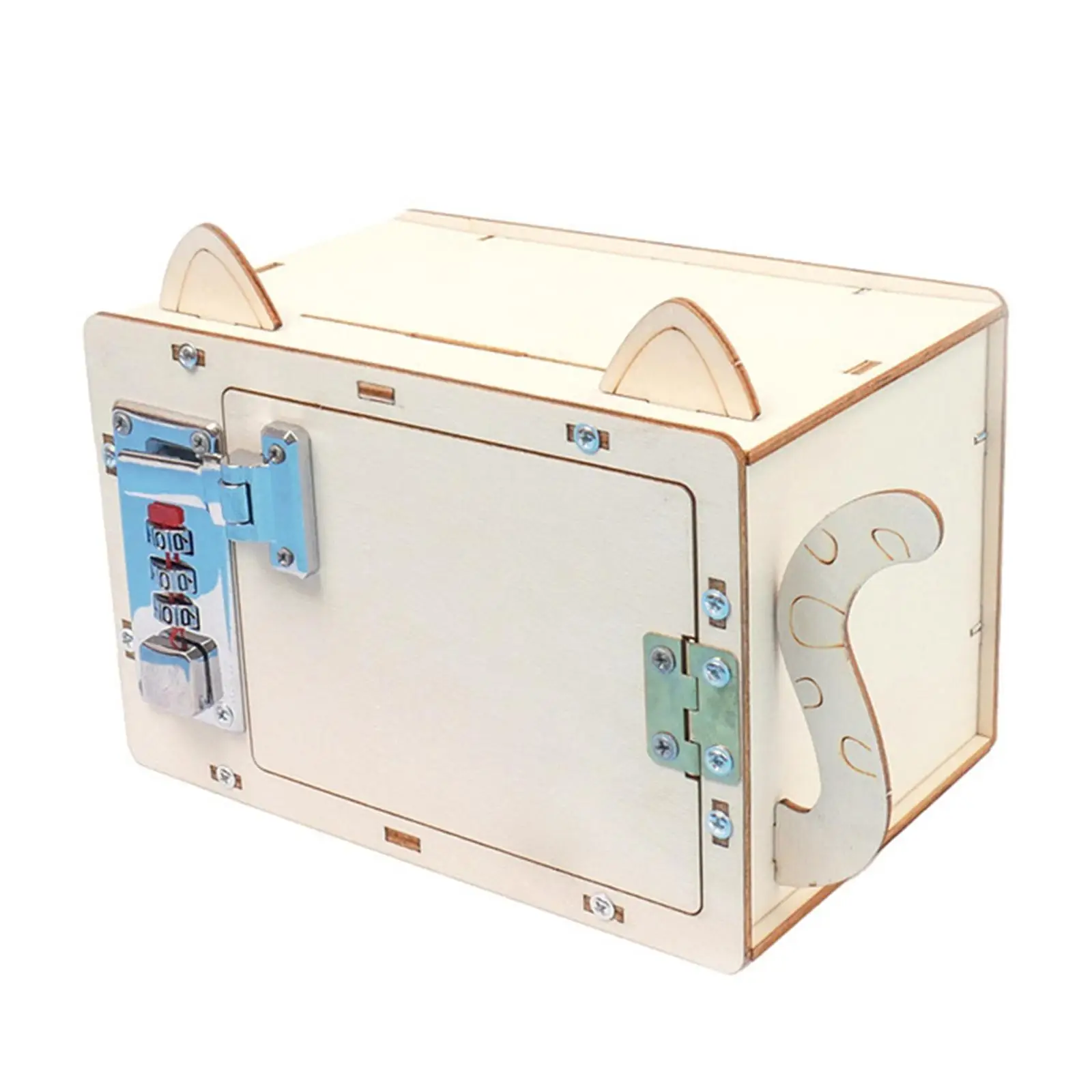 

Wooden Building Kits Handicrafts Educational Toy Physical Practical Toy Developmental Money Box Model 3D Wooden Puzzle Kits