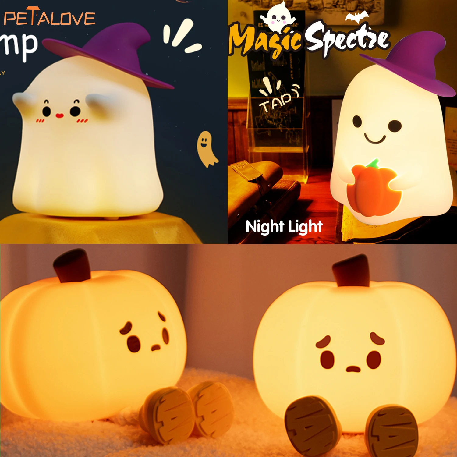 Halloween Schaumbad Nachtlicht - Bezaubernde Deko-Lampe Für Grusel-Partys