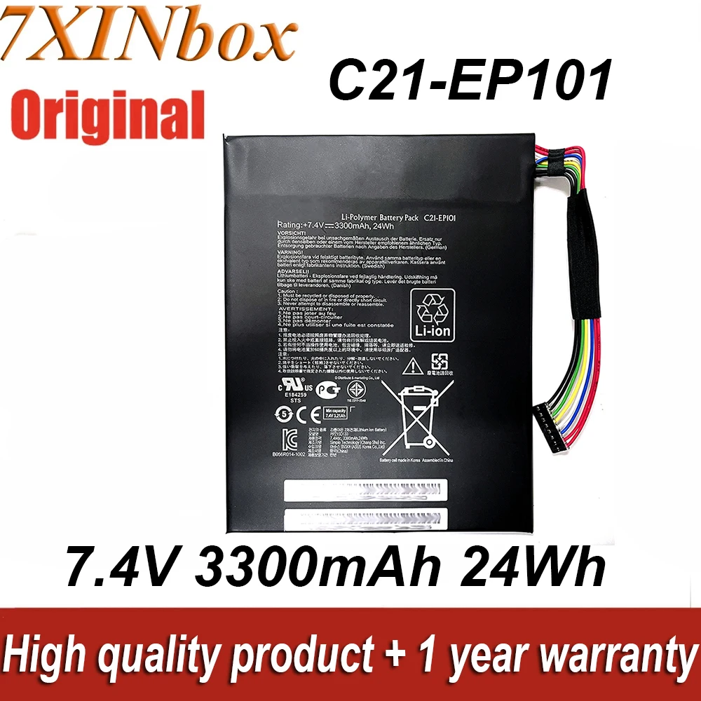 

7XINbox C21-EP101 7.4V 3300mAh 24Wh Original Laptop Battery For ASUS Eee Pad Transformer TF101 TR101 TF101-B1 TF101-X1 Series