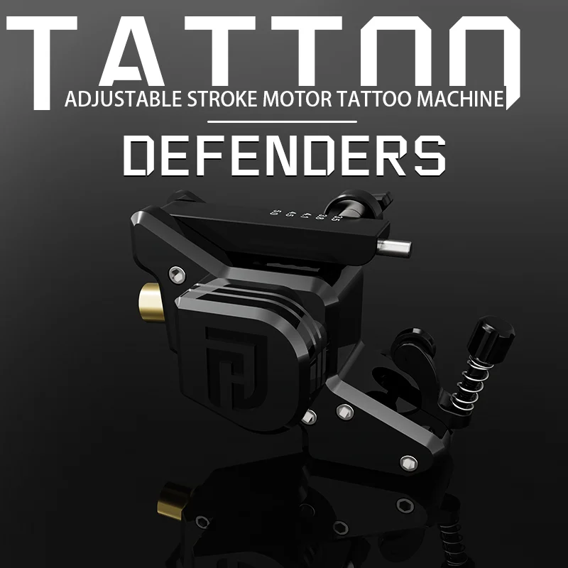 Rotary Tattoo Machine Adjustable Stroke 3.5-5mm Coreless Powerful Motor defender tattoo machine Gun tattoo motor