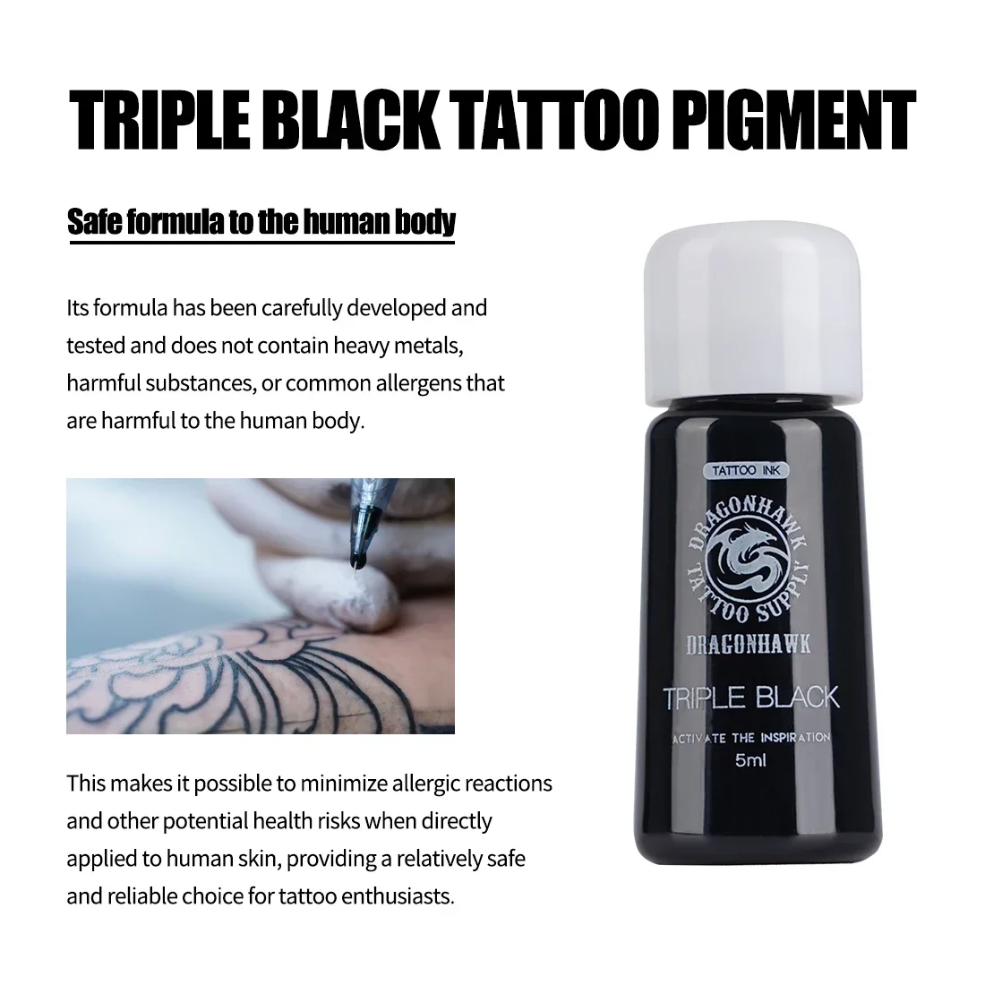 Tattoo Kit Dragonhawk A1 Complete Wireless Tattoo Machine Set Rotary Pen Powerful Beginner Tattoo Full Kit for Artists