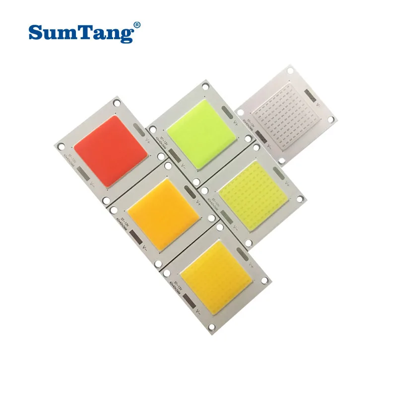 SumTang 4040 20w-50w powerful 12v COB light matrix led bulb chip White Blue Green Red Amber 20-130LM/W from factory 1 20pcs max7219 dot matrix module control single chip module 4 in 1 display send 5p cable for arduino red green blue