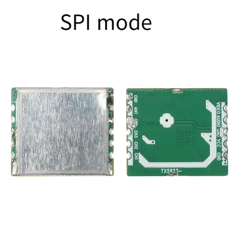 XB-TX5823 5.8G FM 오디오/비디오 송신기 모듈 100Mw 이미지 전송 8채널 SPI 모드