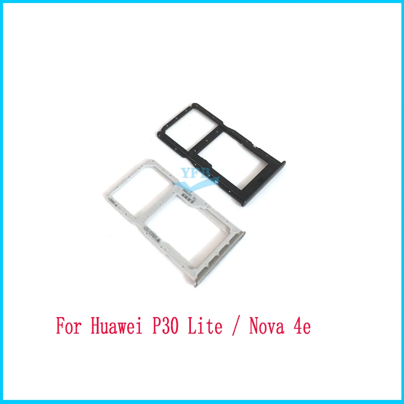 For Huawei Nova 4e 4 P30 Lite 5 Pro SIM Card Tray Slot Holder Adapter Micro SD Repair Replacement Parts