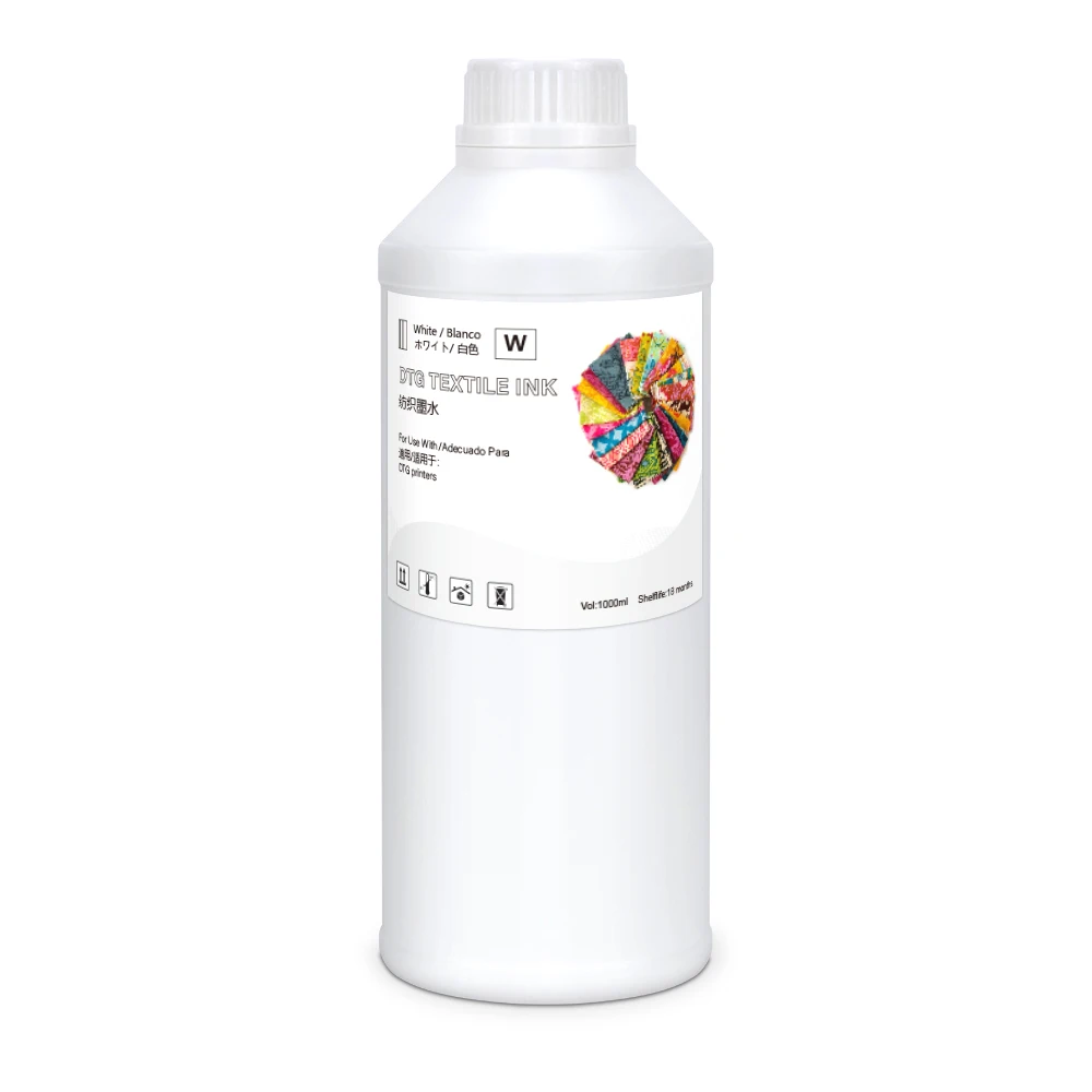 Winnerjet 1000ml DTG ink Textile straight ink jet for Epson DX5 DX7 R330 1390 1400 R1900 R2000 printer