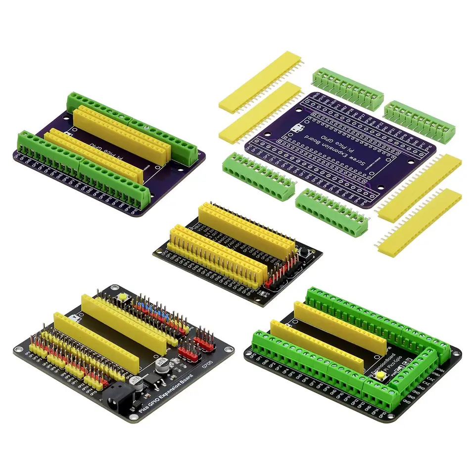 Raspberry Pi Pico Expansion Board GPIO Breakout Extension Adapter Onboard Male and Female Pins for Pico image 1