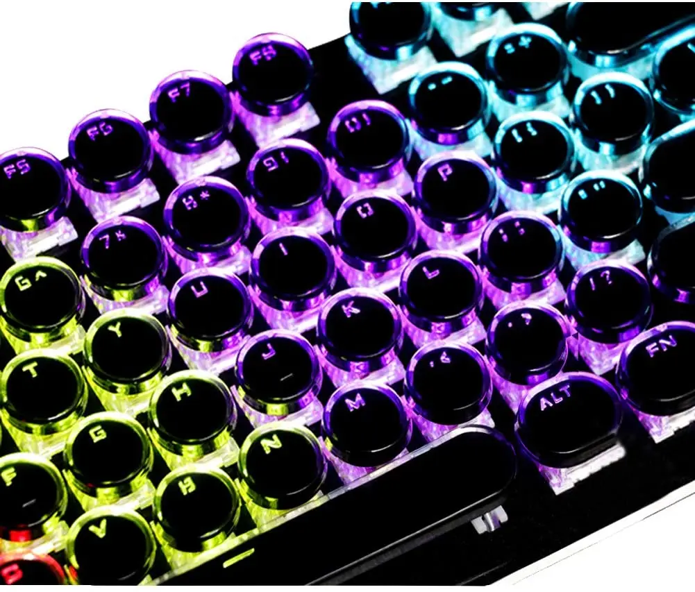 keycaps translúcidos teclas layout baixo perfil branco keycaps diy preto backlit borda de cristal para teclado mecânico