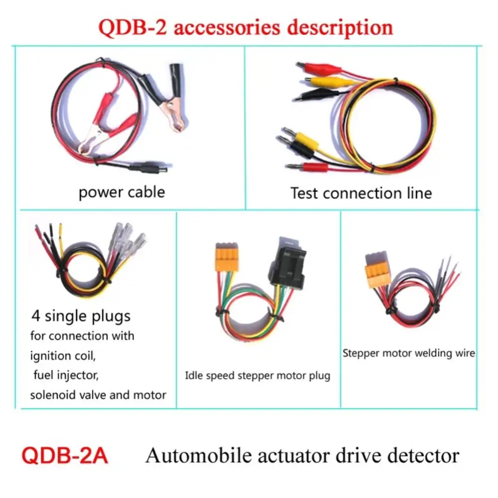 Auto Fault Detector Ignition Coil Test Injector Universal Vehicle QDB-2A Car Actuator Drive Tester Detection Car Accessories