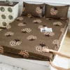 Summer home bed mattress Round Fitted sheet comfortable rubber linen Cartoon unicorn sabana(no pillowcase)90*200 150*200 180*200 4