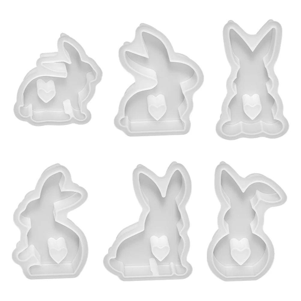 

Bunny Modeling Candle Making Mold Silicone Easter Candle Mold DIY Silicone Mold (Mixed Style)