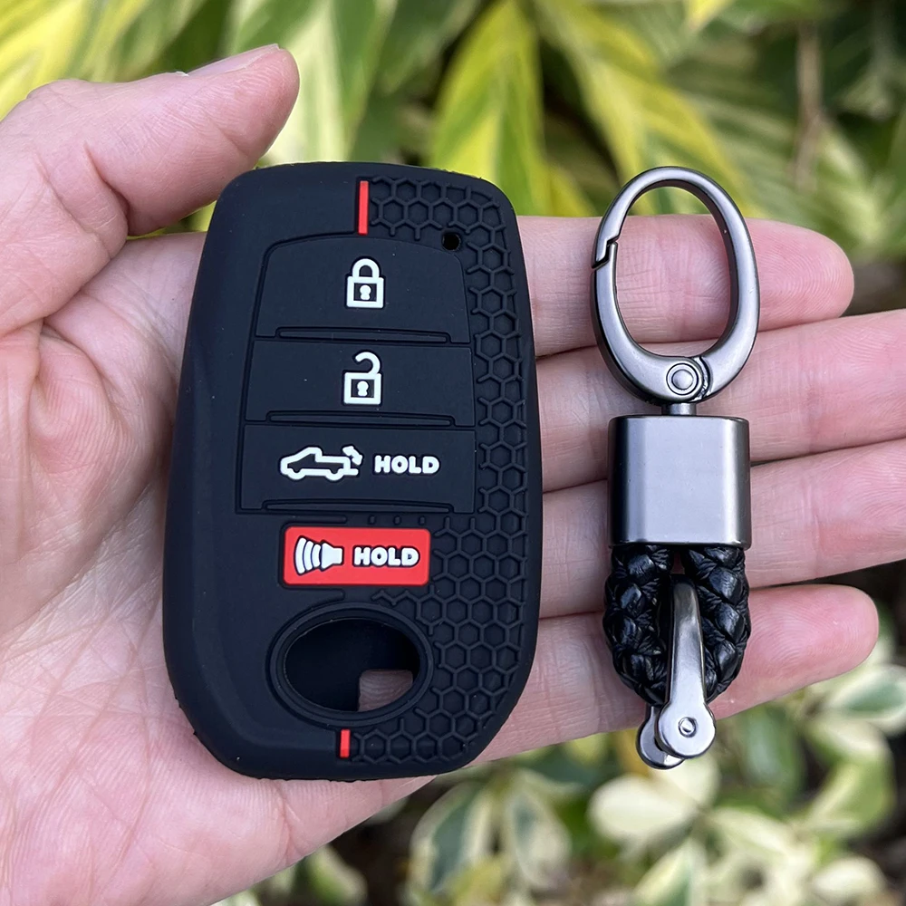Premium Silicone Car Key Case Accessory - Durable & Stylish Protection Cover