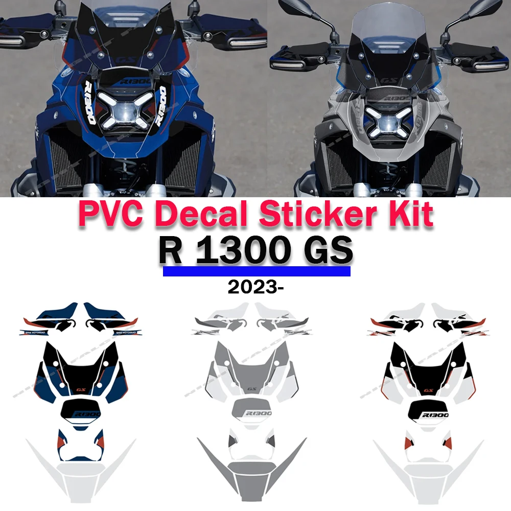 

R 1300GS аксессуары для мотоциклов Защитная декоративная наклейка на лобовое стекло для BMW R1300GS R1300 GS Наклейка из ПВХ Набор наклеек