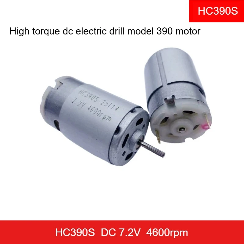 390 motor 7.2v grande torque de alta velocidade forte escova magnética ...