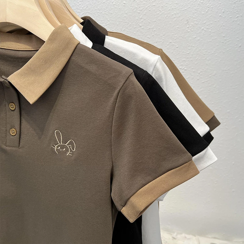 Women Golf Polo Shirt Summer Short Sleeves