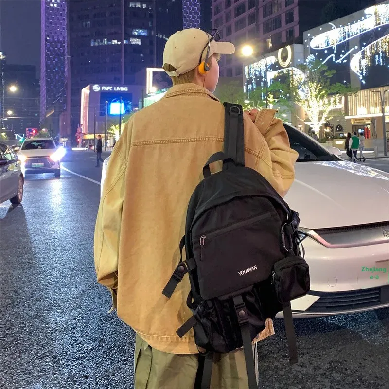 남성용 빈티지 데님 재킷, 스트리트 스타일, 트렌디 브랜드, 캐주얼 힙합 작업복, 가디건 재킷, 용수철 가을