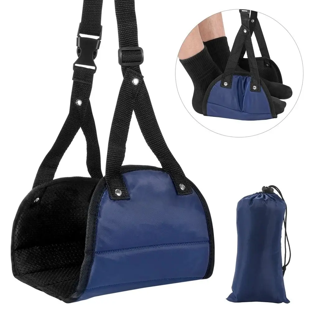 Waterproof Swelling Relieve Fatigue Travel Airplane Leg Hammock Foot Hanger Furniture Hanging Footrest Hammock airplane footrest foot hammocks