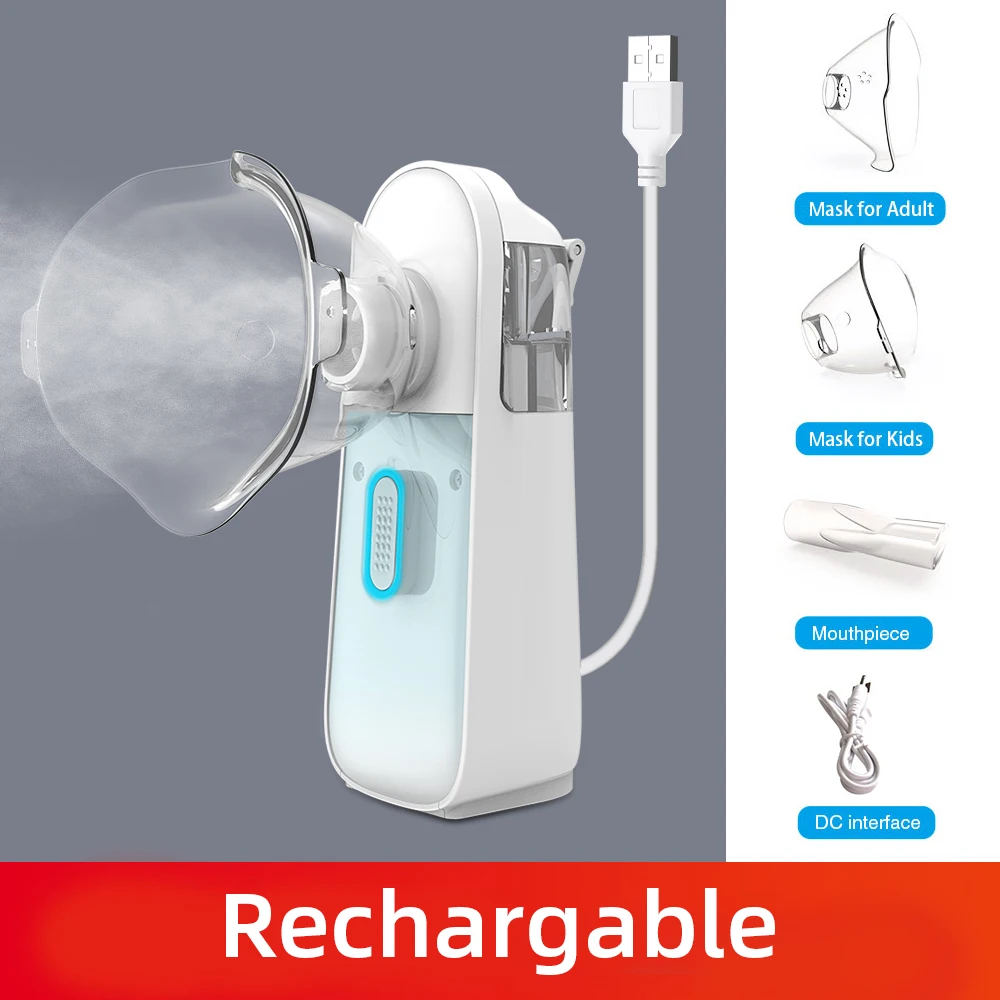 Enhanced Portable Silent Mesh Nebulizer for Health Care and Asthma Relief
