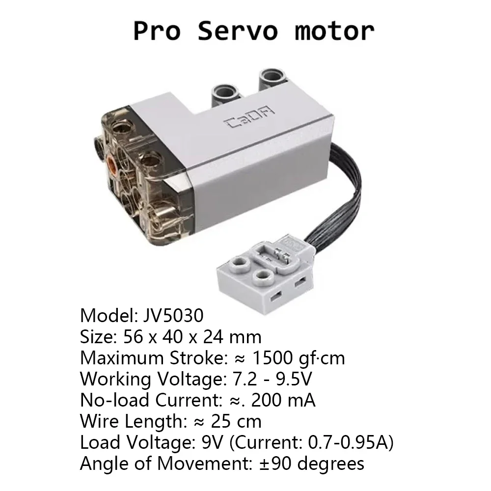 Advanced Remote Control Power Function Motor Toy with 2.4G Lithium Battery Box