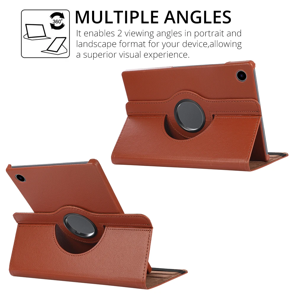 삼성 갤럭시 탭 A9 + 케이스, 회전 스탠드 커버, 삼성 갤럭시 탭 A9 8.7 SM-X110 X115 케이스, 11 인치 2023 SM-X210 360
