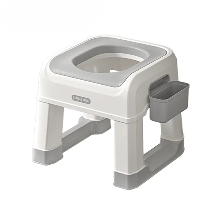 Commode Stool Multifunctional Simple Foot Stools Squat Potty Bathroom Toilet Stool Portable Toilet Seat Stool for Bathroom Potty 2